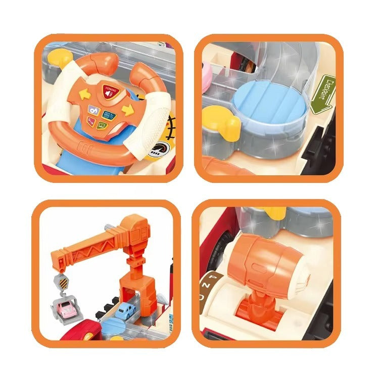City Bus Adventure: The Ultimate Mechanical Car Playset