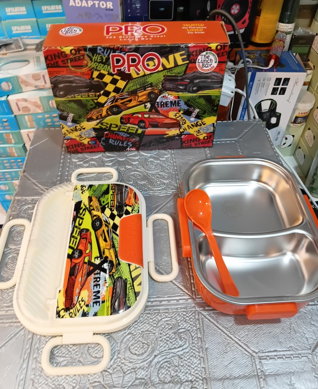 PRO Dora the Explorer Kids Stainless Steel Lunch Box – 2 Compartment