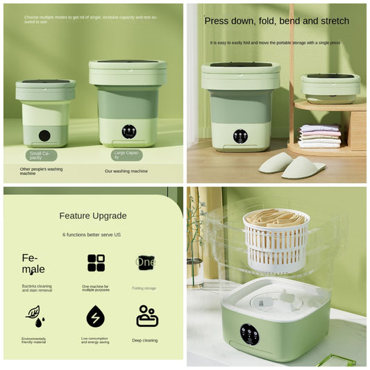 Mini Portable Washing Machine & Spin Dryer