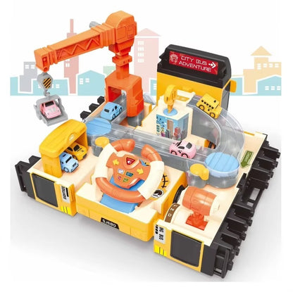 City Bus Adventure: The Ultimate Mechanical Car Playset
