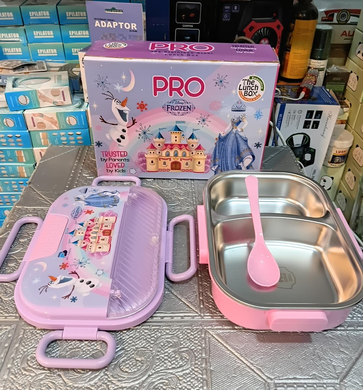 PRO Dora the Explorer Kids Stainless Steel Lunch Box – 2 Compartment