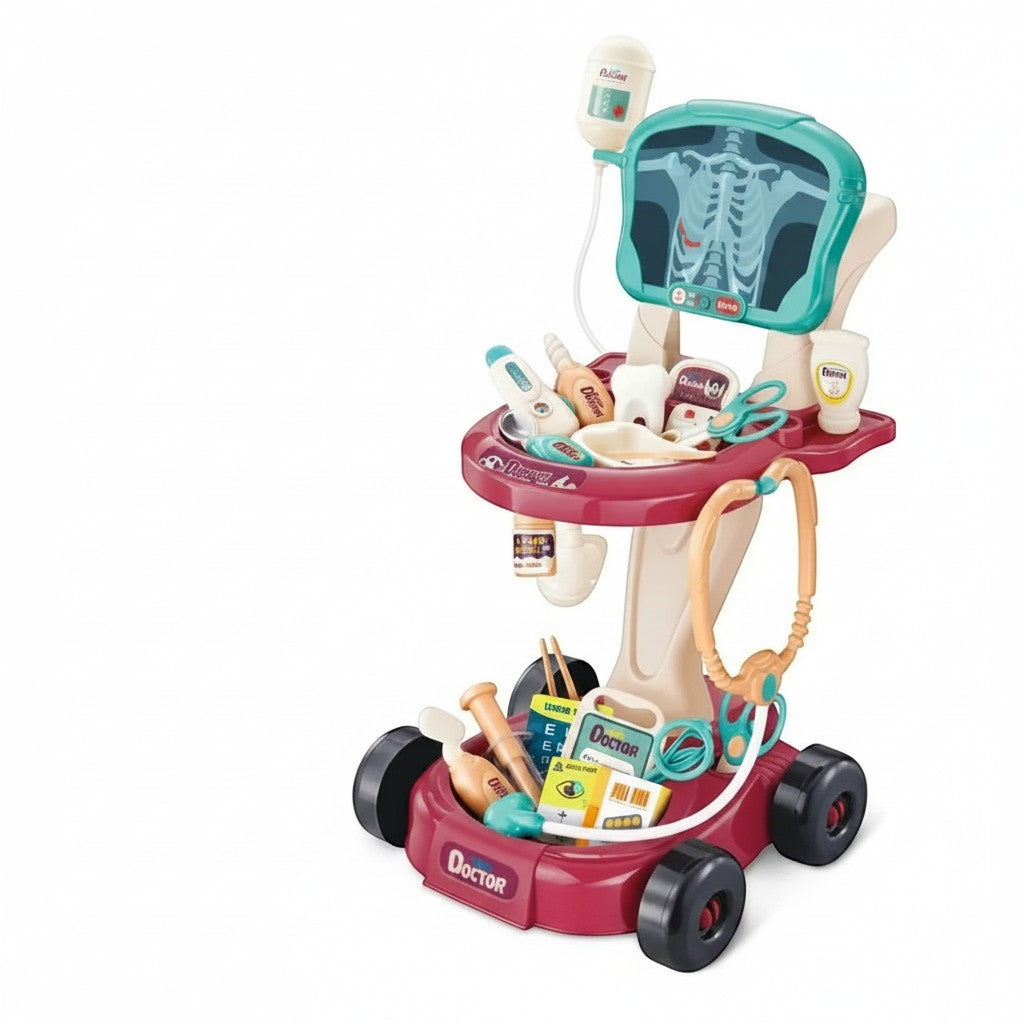 Interactive Medical Cart Playset for Children